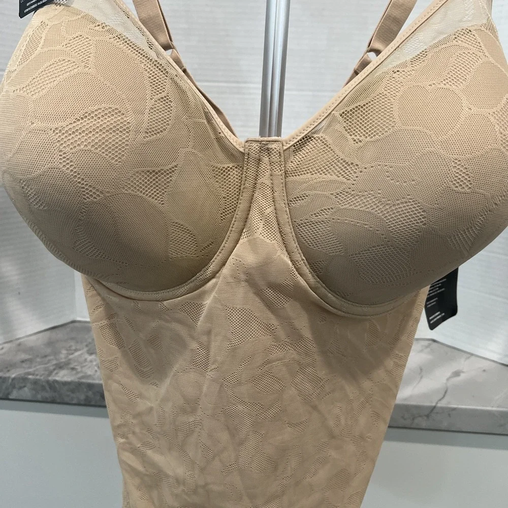 Bali Womens Ultra Light Firm Control Body Briefer Shapewear‎ Beige Size 40DD